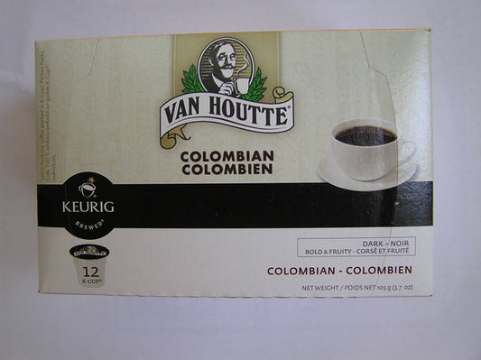 Van Houtte Colombian Dark Roast K Cup Pods, 12ct, .