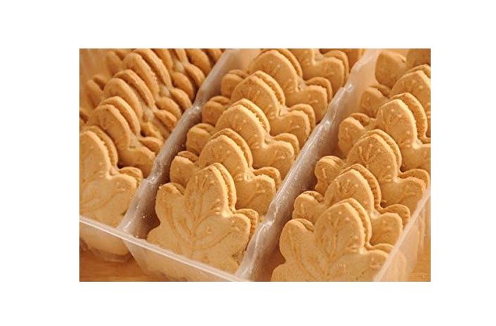 Leclerc Celebration Maple Leaf Creme Cookies 350 gr.