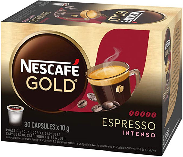 Purchase Nescafé Gold Espresso Intenso Capsules, K-Cups, 30 Count, 1 Box