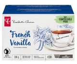 Buy President's Choice French Vanilla Flavoured Coffee Single Serve Keurig Coffee Pods, 12ct