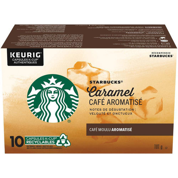 Starbucks Caramel Flavored Coffee K-Cup 10ct, 101g/3.5 oz. .