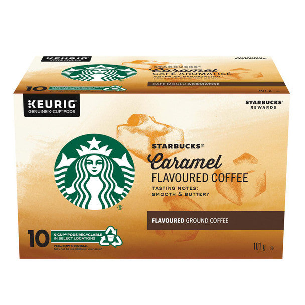 Starbucks Caramel Flavored Coffee K-Cup 10ct, 101g/3.5 oz. .