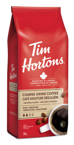 Buy Tim Hortons Coarse Grind Original Blend - 300g