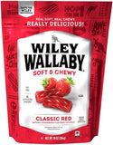 Wiley Wallaby Licorice - CLASSIC RED - Natural Strawberry Flavored Liquorice Candy 10oz 1PACK