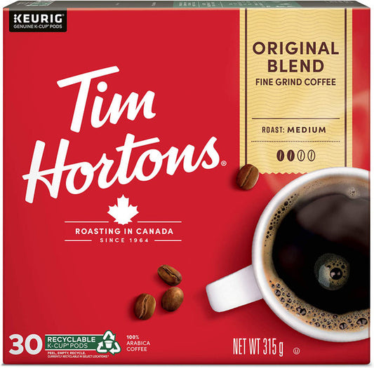 Buy Keurig Tim Horton's Original K-Cup Pods (30-Pack)