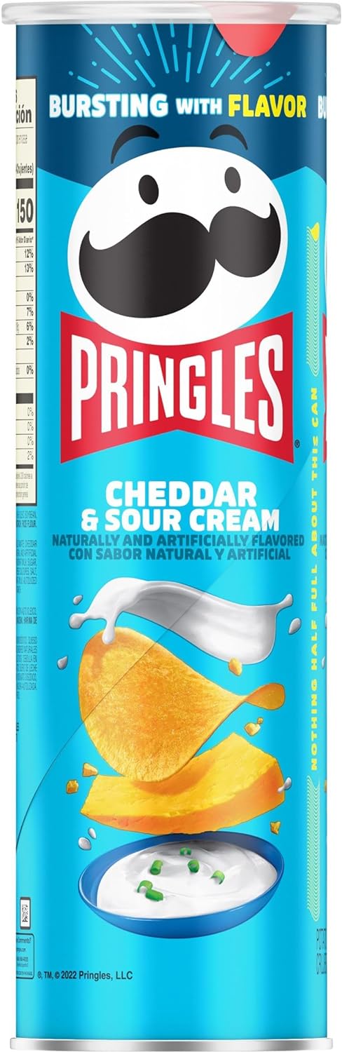 Pringles Cheddar & Sour Cream Potato Crisps