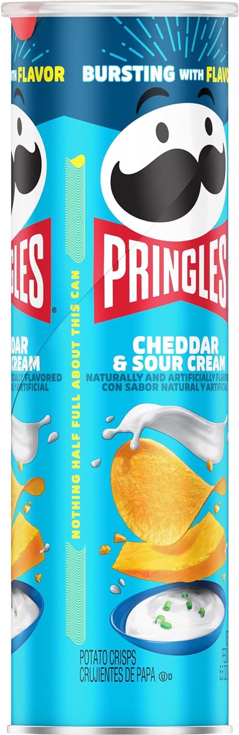 Pringles Cheddar & Sour Cream Potato Crisps