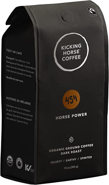 Kicking Horse Ground Coffee (3) Pack - Kick Ass, Three Sisters, 454 Horse Power (284g/10 oz., per package) .