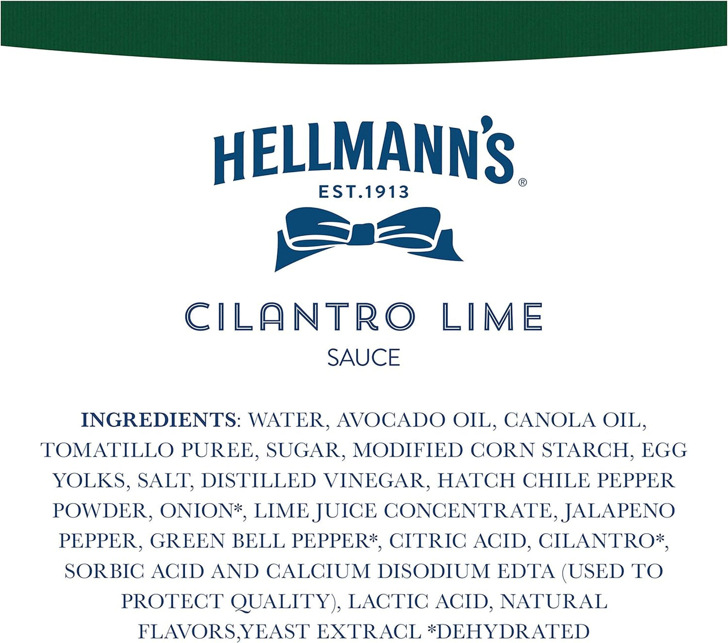 Hellmann's Sauce Cilantro Lime 9 oz