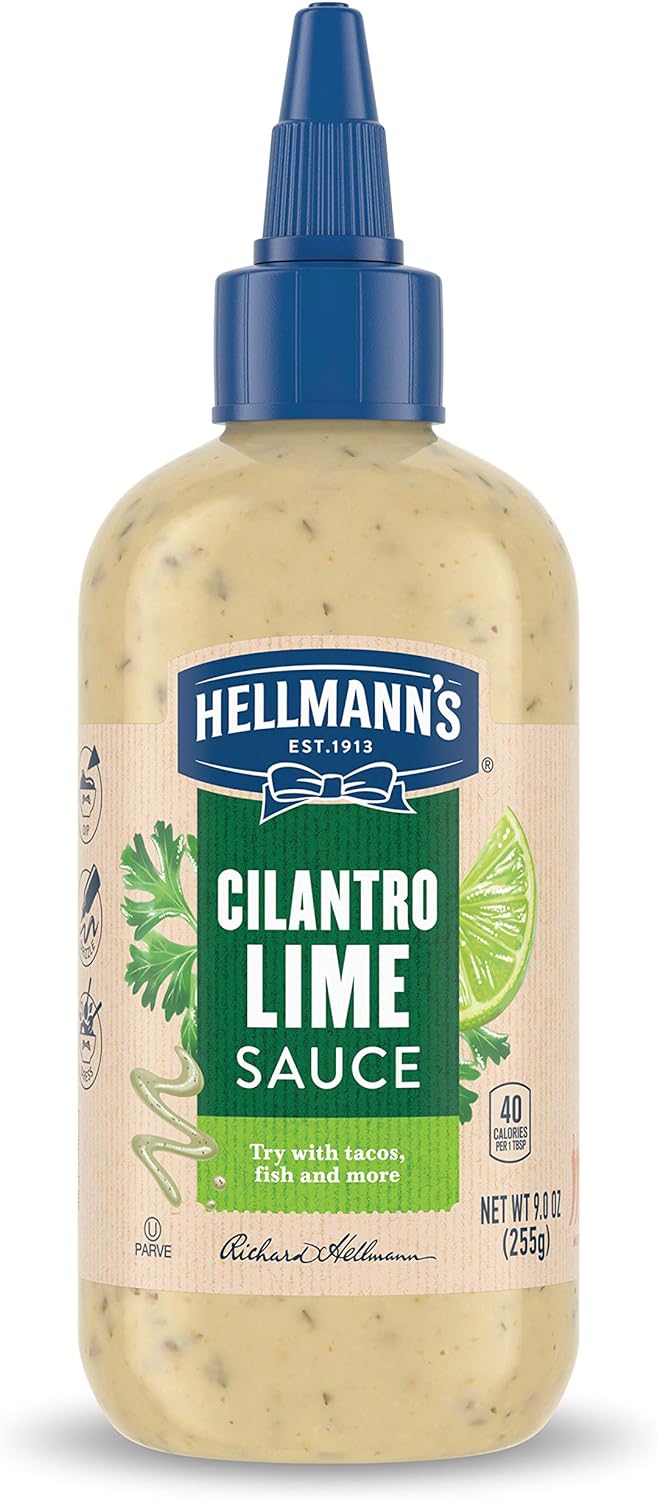 Hellmann's Sauce Cilantro Lime 9 oz