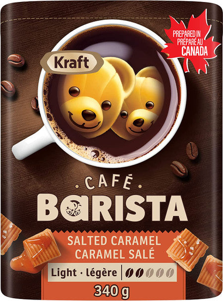 Buy Kraft Cafe Barista Salted Caramel Light Roast Ground Coffee, 340g/12oz Box