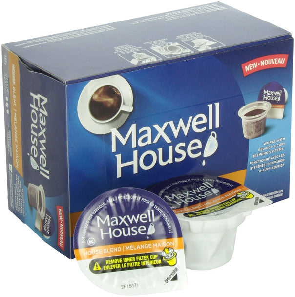 Maxwell House, House Blend Coffee Pods, Keurig , 12ct .
