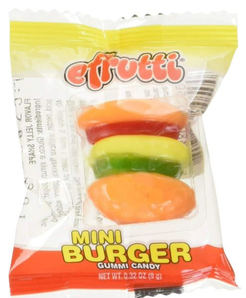 eFrutti Mini Burger Gummy 60 Pack