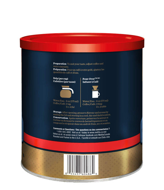 MELITTA Traditional Medium Roast Ground Coffee, 100% Arabica Coffee Beans, 930 g/32.8oz .