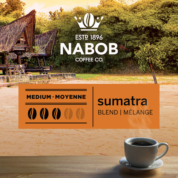 Nabob Ground Coffee, Sumatra Blend Medium Roast, 300g