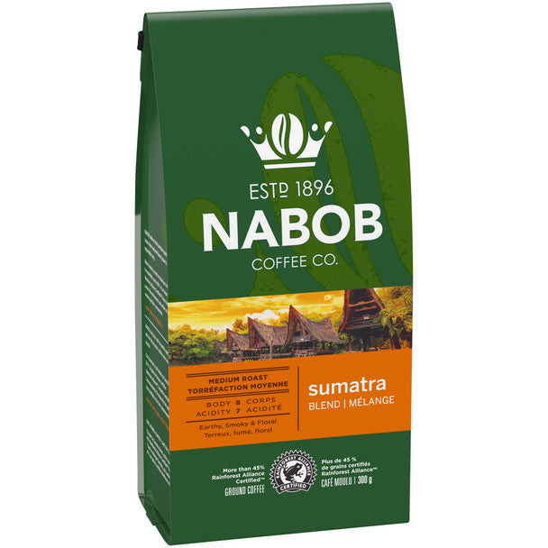 Shop Nabob Ground Coffee, Sumatra Blend Medium Roast, 300g