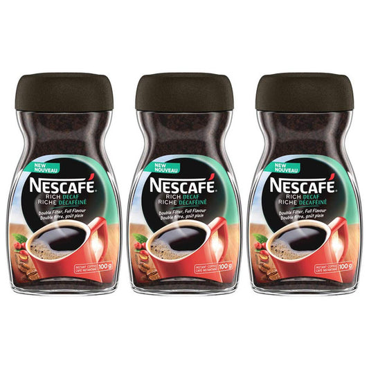 Buy NESCAFE RICH Decaffeinated Instant Coffee - 100g/3.5oz 3-Pack