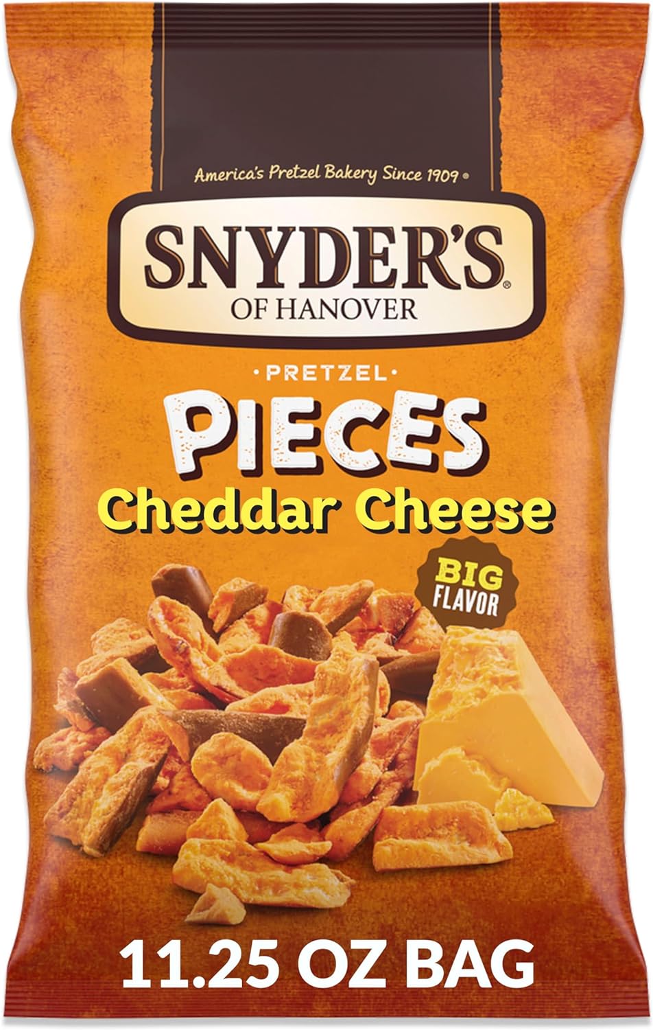 Snyder's of Hanover Pretzel Pieces, Cheddar Cheese, 11.25 oz