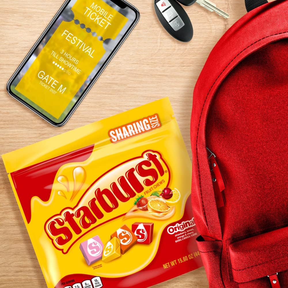 STARBURST Original Fruit Chews Candy, 15.6-Ounce Pouch