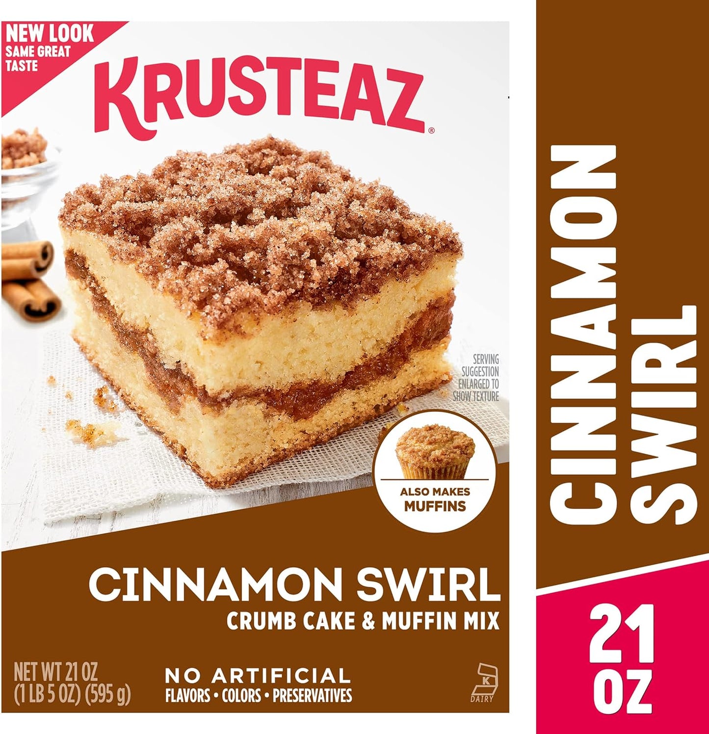 Krusteaz Cinnamon Swirl Crumb Cake & Muffin Mix