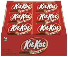 Hershey Kit Kat Bars 36 Count, 1.53 kg