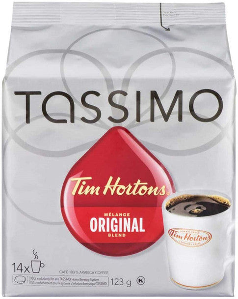 Buy Tassimo Tim Horton's Coffee Single Serve T-Discs, 14 T-Discs - 123g