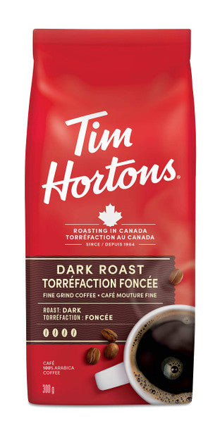 Buy Tim Horton's Dark Roast Coffee 300g/10.6oz
