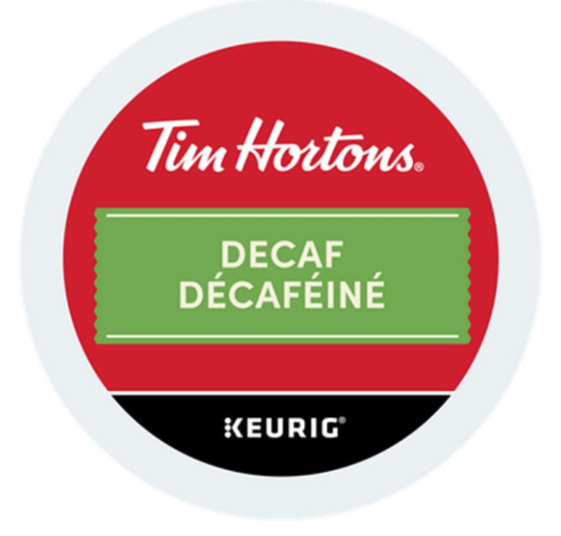 Decaf Caffeine Tim Horton's Variety K-Cup 30 Count