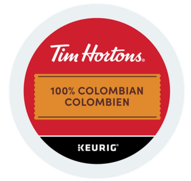 Tim Horton's Variety K-Cup 30 Count 100% Colombian