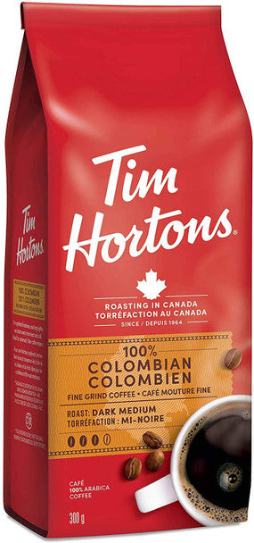 Purchase Tim Hortons 100% Colombian Dark Medium Roast Coffee - 300g/10.6oz