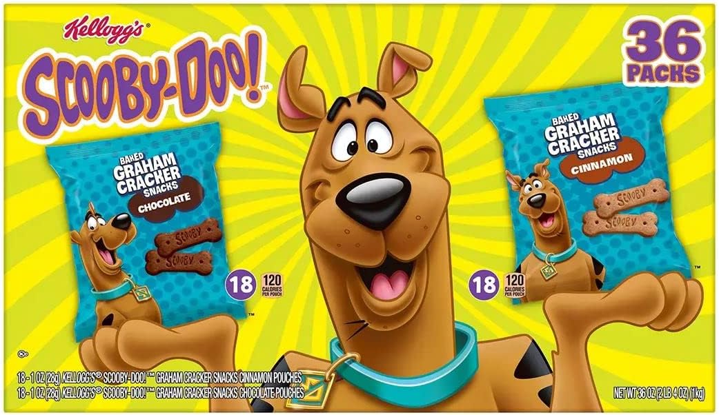 Kellogg's Scooby-Doo! Graham Cracker Sticks, 36 Oz