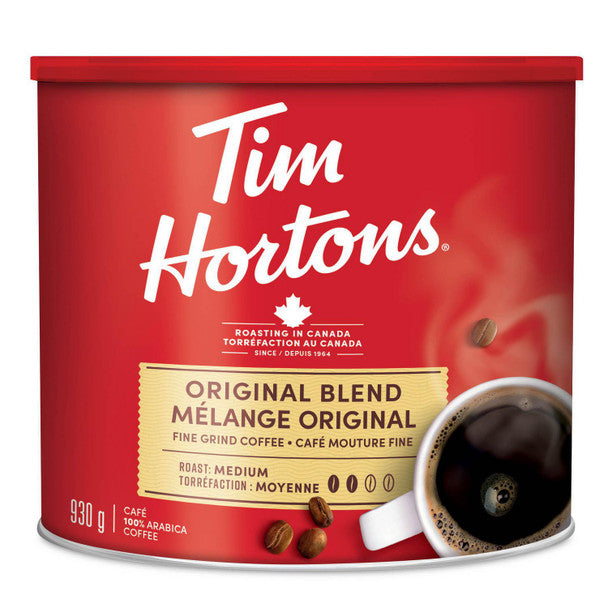 Tim Hortons Fine Grind Coffee 930g (33 oz), .