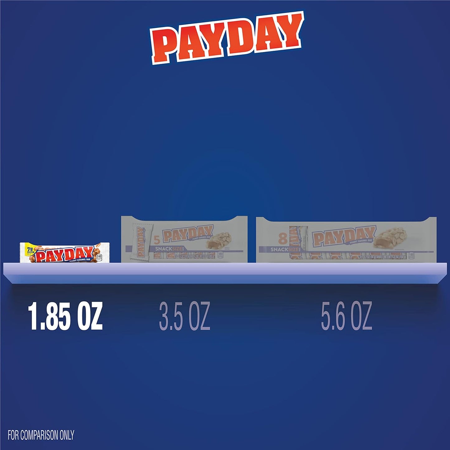 Hershey Pay Day Standard Size 24 Units, 1.25-Kilogram