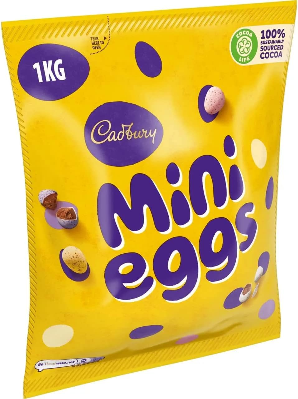 Cadbury Milk Chocolate Mini Eggs Easter Candy, 42 oz.