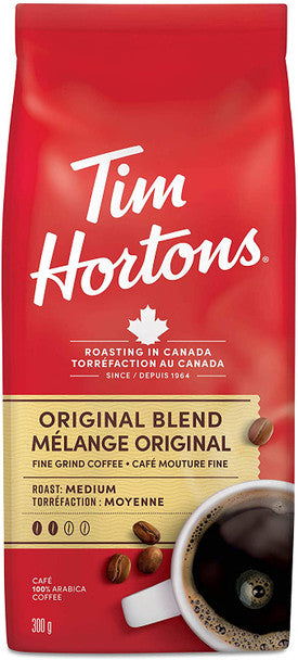 Buy Tim Hortons Original Blend Fine Grind Coffee - 300g/10.6oz