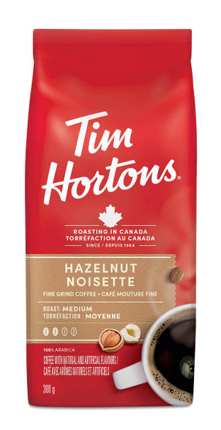 Tim Hortons Hazelnut Coffee - 300g/10.6 oz., (1pk)