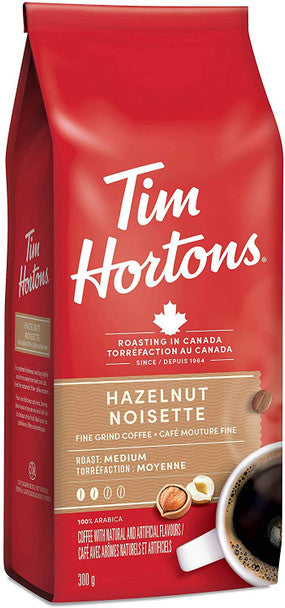 Tim Hortons Hazelnut Coffee - 300g/10.6 oz., (1pk)
