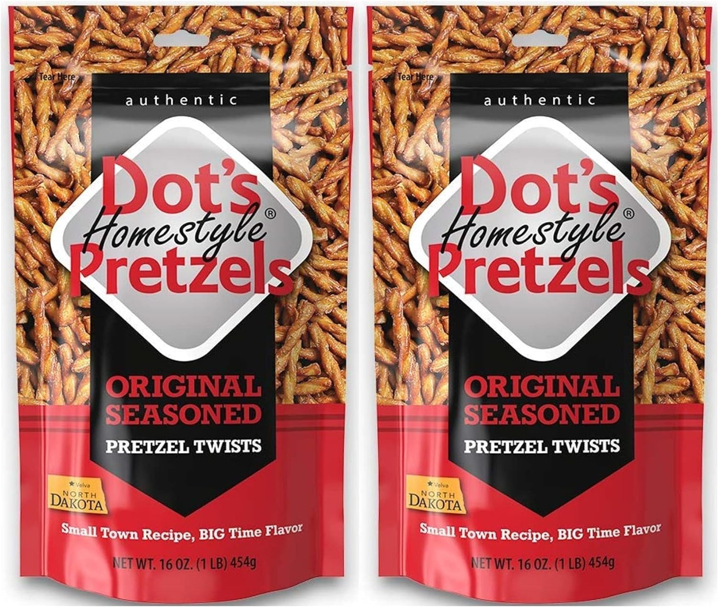 Dot’s Home Style Pretzels 1lb (454g), Bundle, (2 Pack)