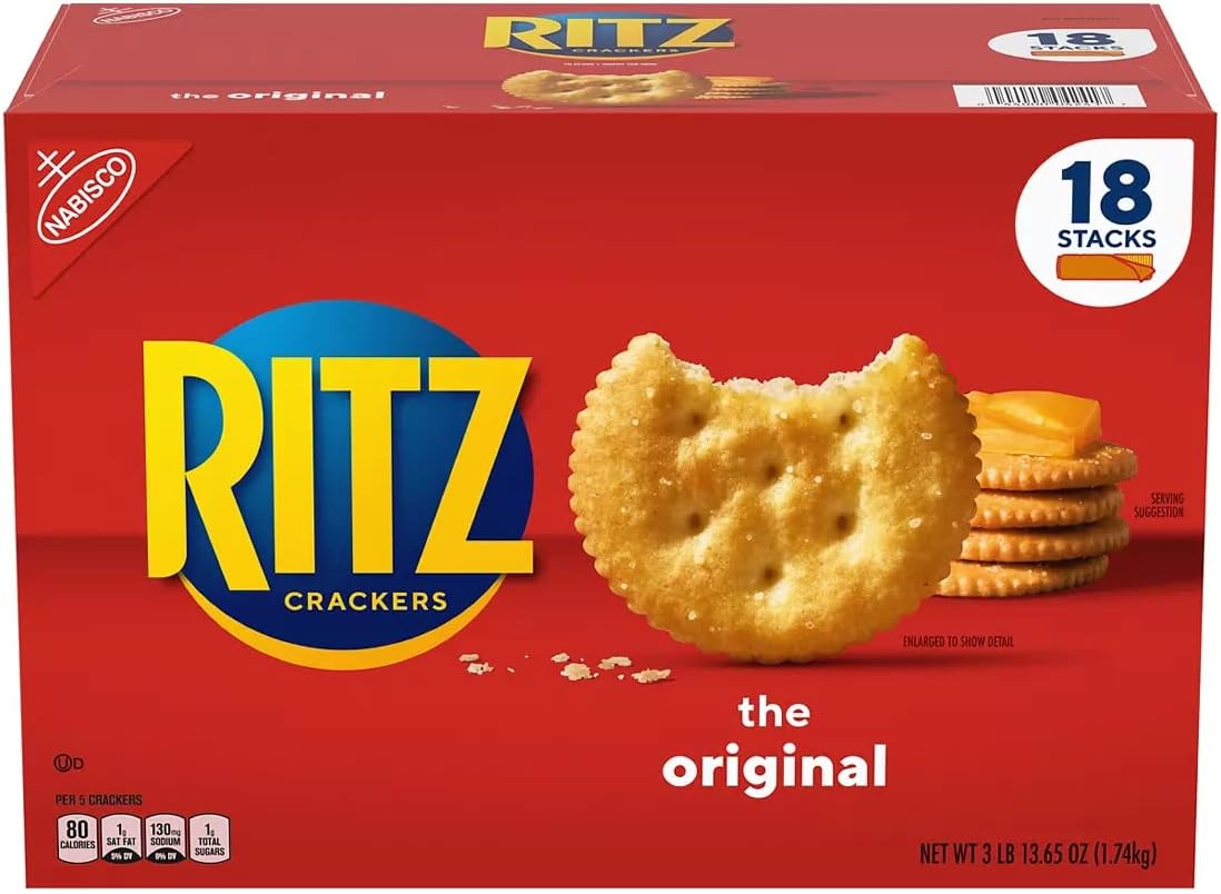 Nabisco Ritz Crackers (Net Wt 61.65 Oz), 61.65 Ounces