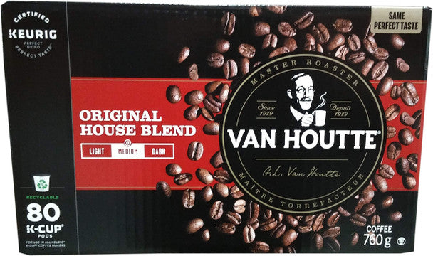 Van Houtte Medium Roast Coffee - 80 K-Cup .