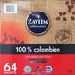 Get Zavida 100% Colombian, Medium Roast, Premium Ground Coffee, 64 pouches (56.7g/2 oz.), 3.6kg/8 lbs. Box .