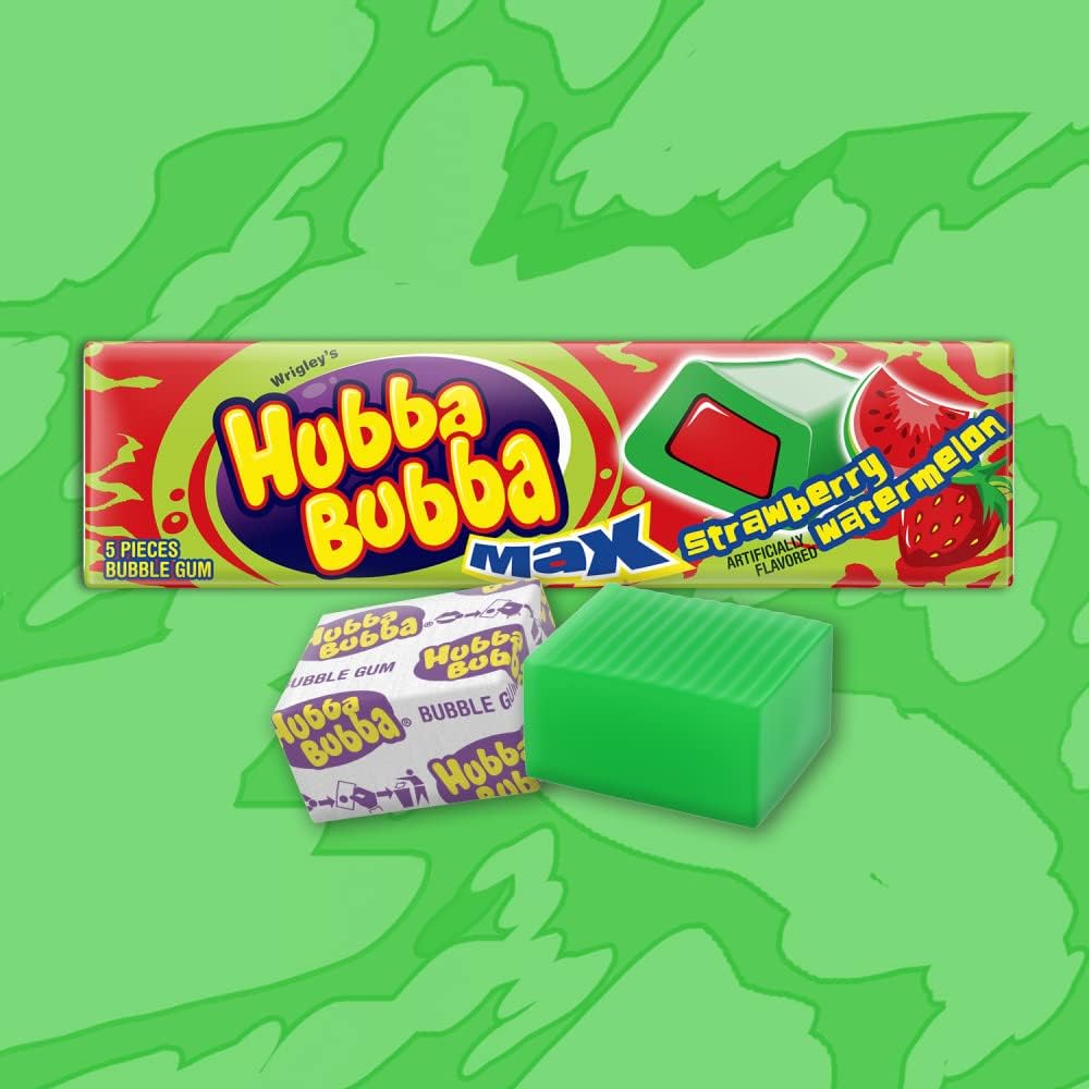 Hubba Bubba Bubble Gum, 5 PC (Pack of 18)