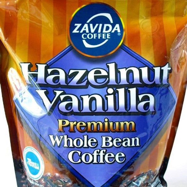 Zavida Hazelnut Vanilla Whole Bean Coffee, 907g/32 oz., .