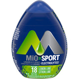 MiO Sport Lemon-Lime Electrolyte Liquid Water Enhancer, 48mL/1.6 fl. oz., .