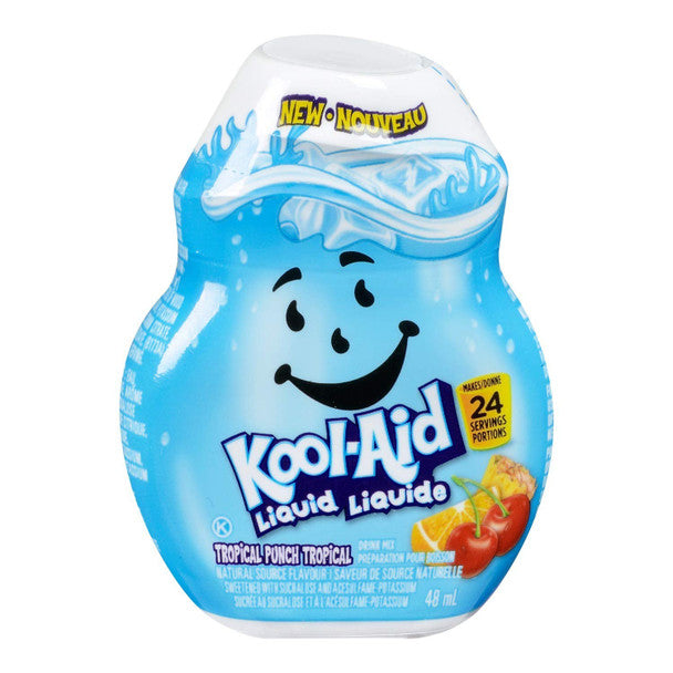 Kool-Aid Tropical Punch Liquid Drink Mix, 48mL/1.6 fl. oz., .