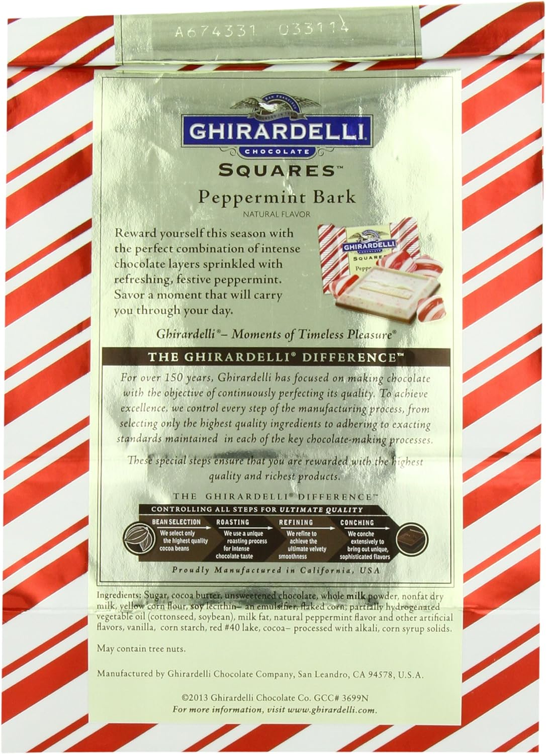 Ghirardelli Peppermint Bark Collection, 456g