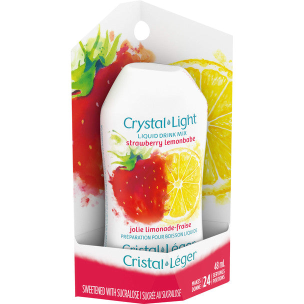 Crystal Light Liquid Drink Mix - Strawberry Lemonbabe 48ML .