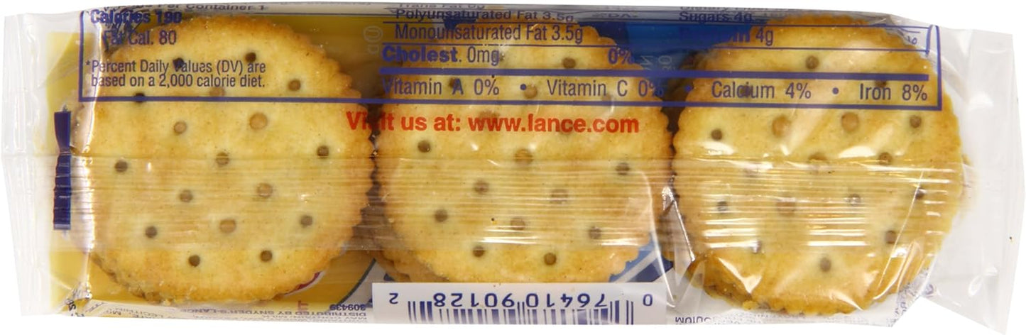 Lance Toasty Peanut Butter Sandwich Crackers (1.29 oz., 40 ct.)