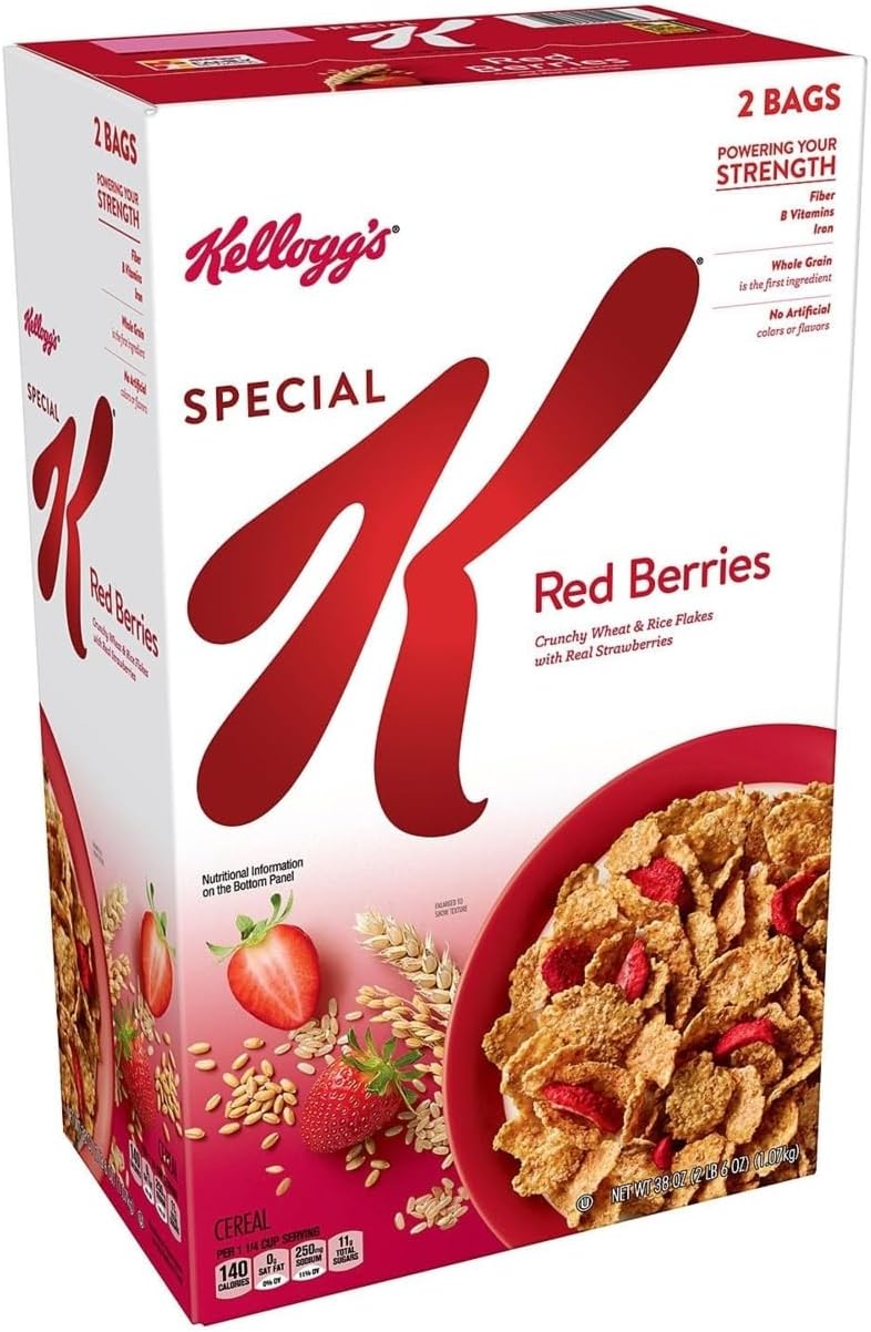 Kellogg's Special K Breakfast Cereal, Red Berries (38 oz.)