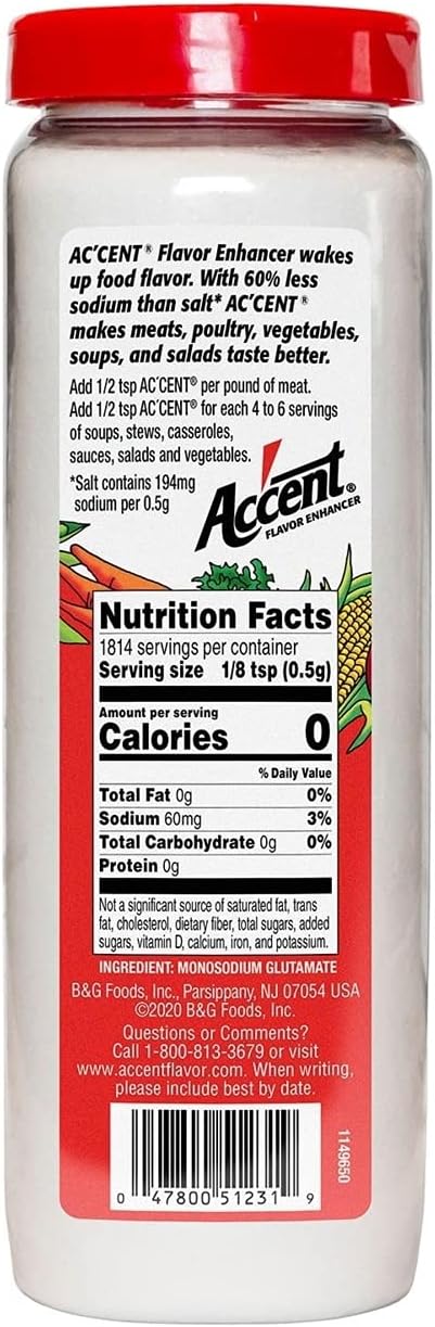 Ac'cent Flavor Enhancer - 2 lb. canister